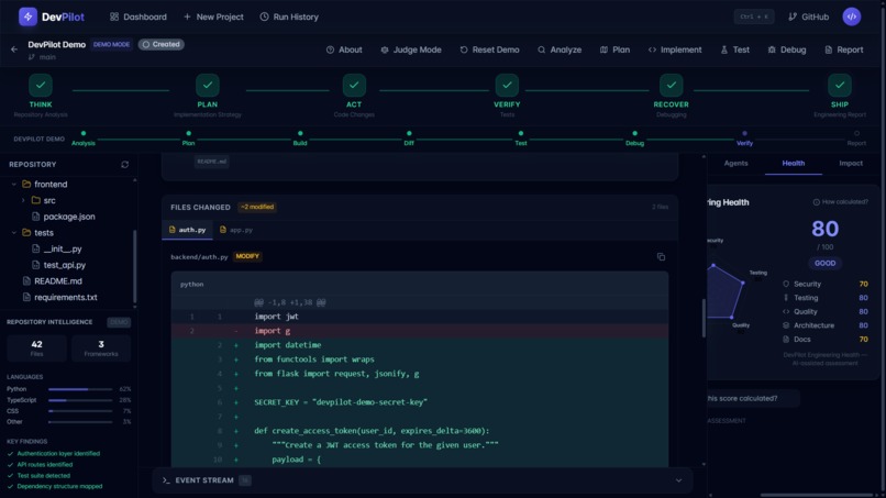 DevPilot : AI Software Engineer – screenshot 14