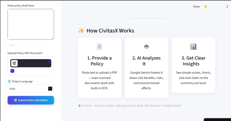 CivitasX – screenshot 1