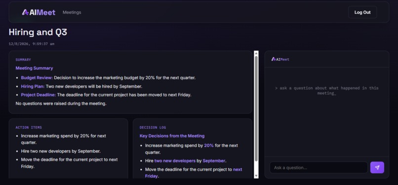 AIMeet – screenshot 3