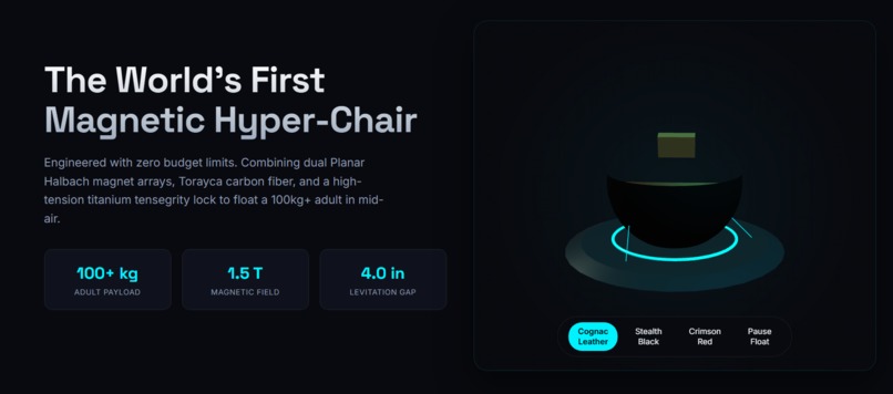 Semi-Levitating Chair – screenshot 1