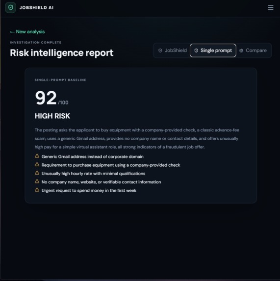 JobShield AI – screenshot 2