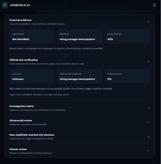 JobShield AI – screenshot 4