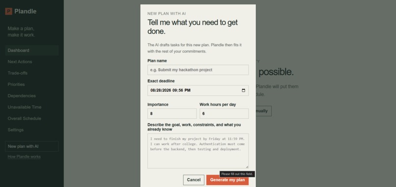 Plandle – screenshot 4