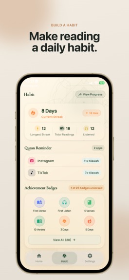 Qalamo: Quran App Blocker – screenshot 4