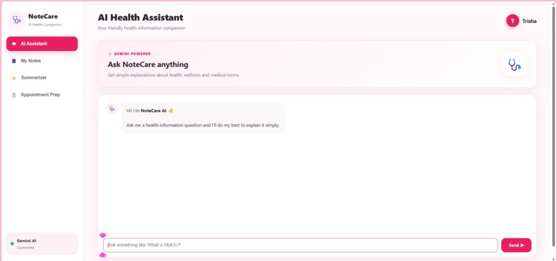 NoteCare-AI – screenshot 1
