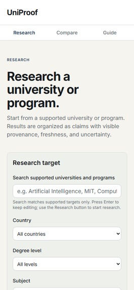UniProof – screenshot 7