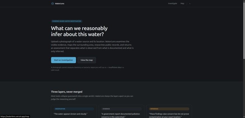 WaterLens – screenshot 1