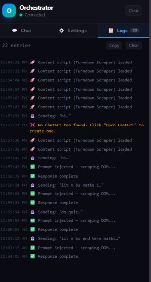 oschestrator – screenshot 4