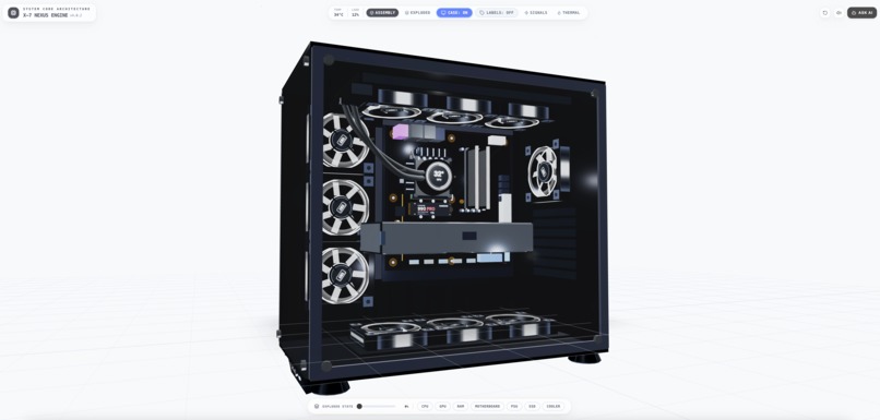 3D PC Component Visualizer – screenshot 1