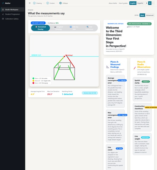Atelier — verifying descriptive-geometry constructions – screenshot 3