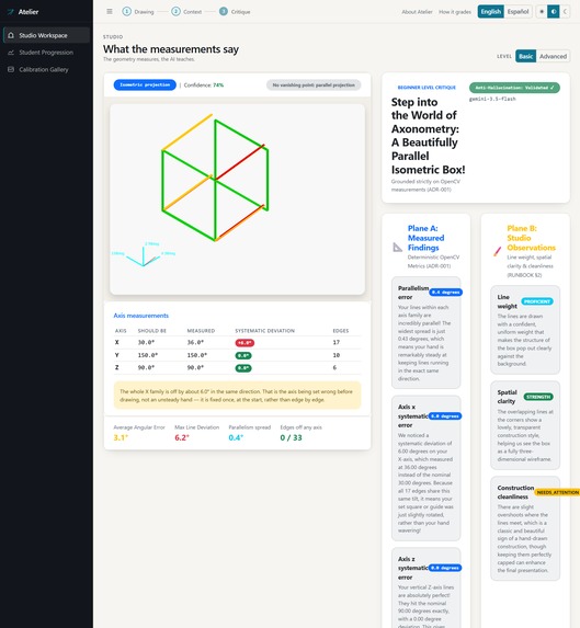 Atelier — verifying descriptive-geometry constructions – screenshot 4