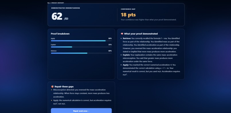 ProofLearn – screenshot 3