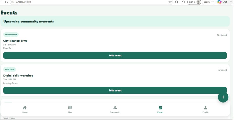 CommunityConnect – screenshot 3