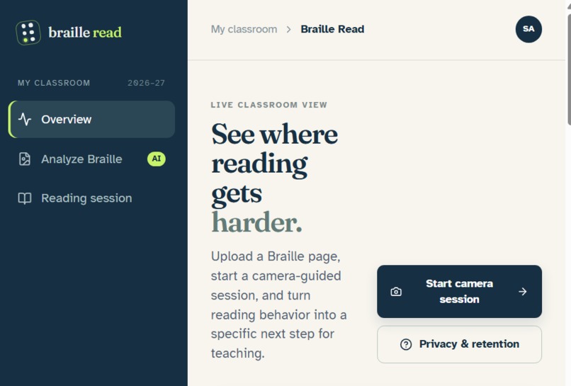 Braille Read – screenshot 1
