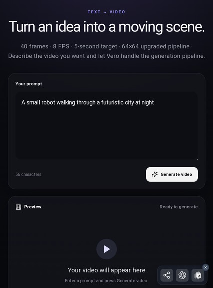 VERO – screenshot 1