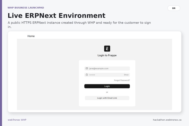 WHP Business Launchpad – screenshot 4