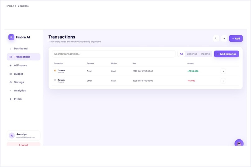 Finora ai – screenshot 6