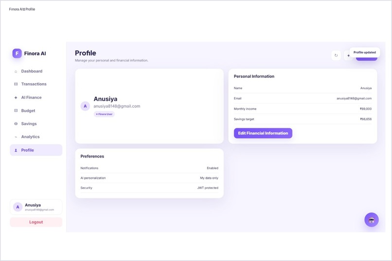 Finora ai – screenshot 8