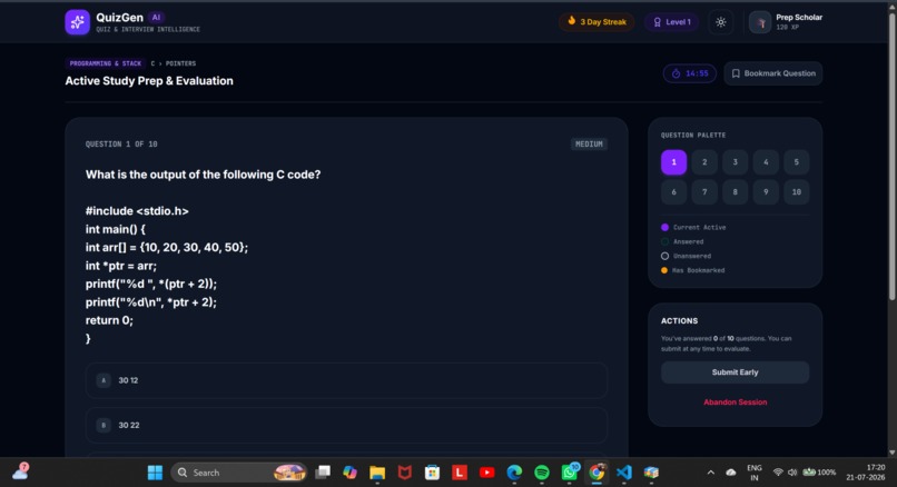 QuizGen AI – screenshot 4