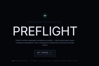 PREFLIGHT — Autonomous Video Assurance Engine