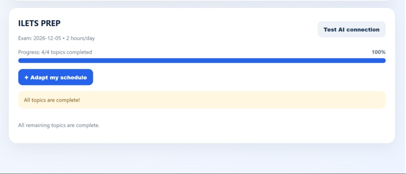 StudyPilot – screenshot 1