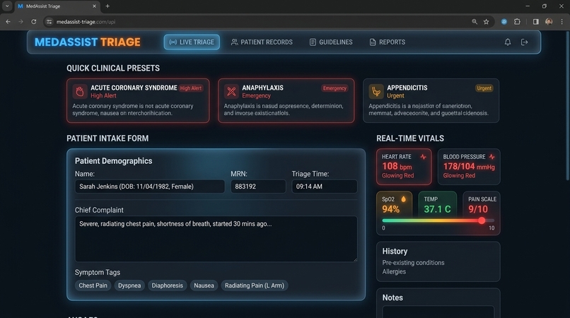 MedAssist Triage – screenshot 1