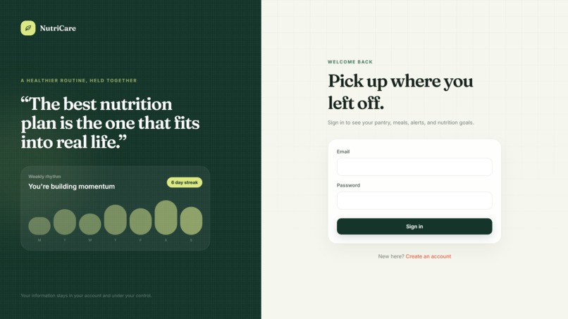 NutriCare – screenshot 2