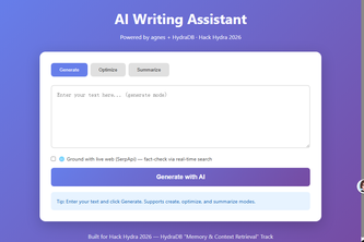 Scriba — AI Writing Assistant (API + Cloud + AI)