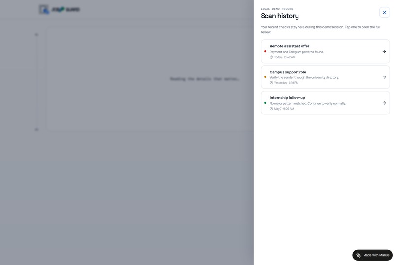 JobGuard – screenshot 2