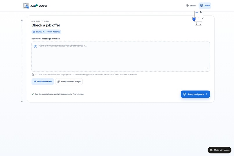 JobGuard – screenshot 4