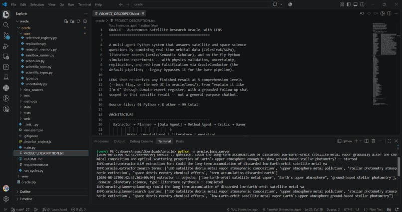 ORACLE LENS – screenshot 1