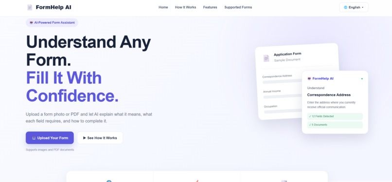FormHelp AI – screenshot 3