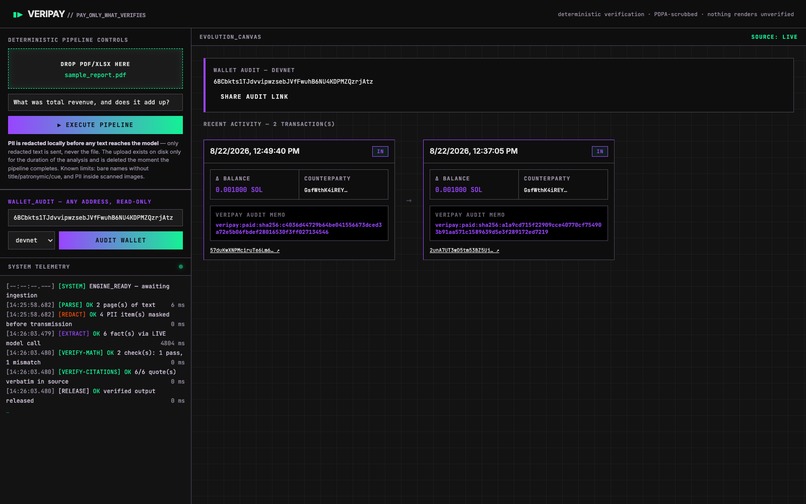 FinVerify – screenshot 1
