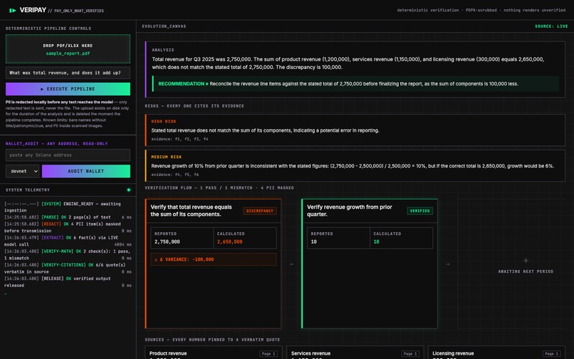 FinVerify – screenshot 2