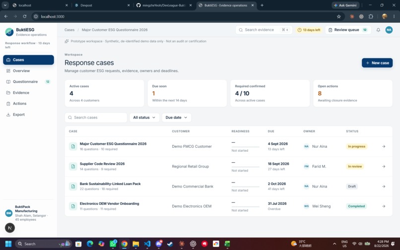 BuktiESG – screenshot 1