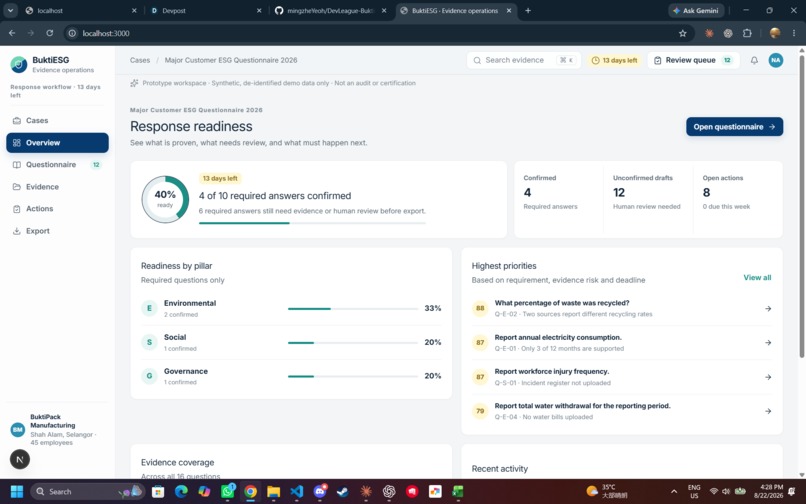 BuktiESG – screenshot 2