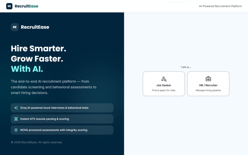 RecruitEASE – screenshot 1