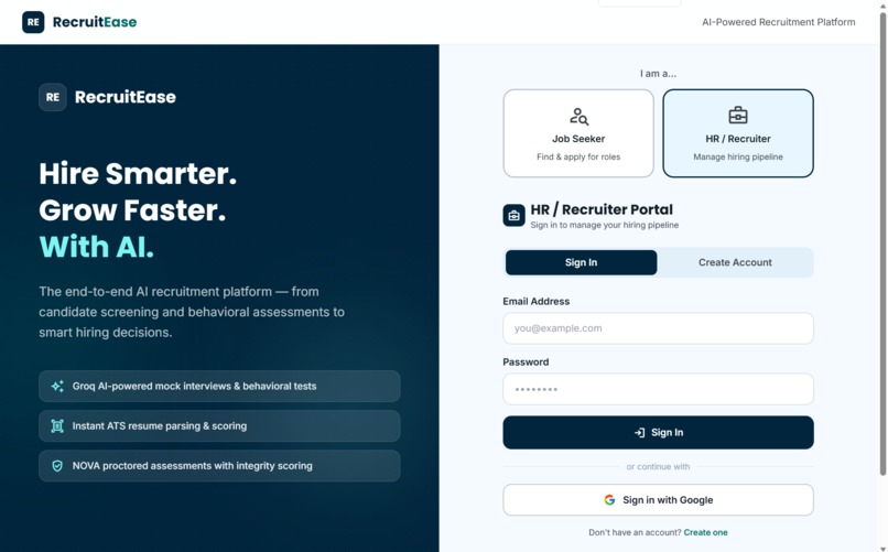RecruitEASE – screenshot 3
