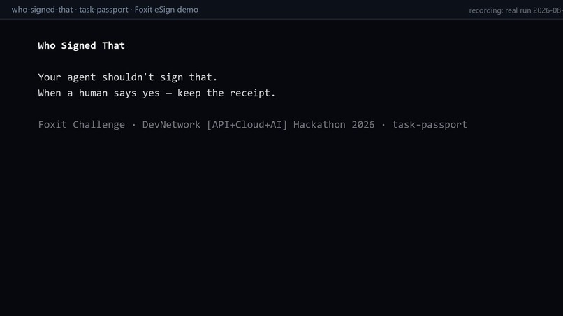 Who Signed That – screenshot 1