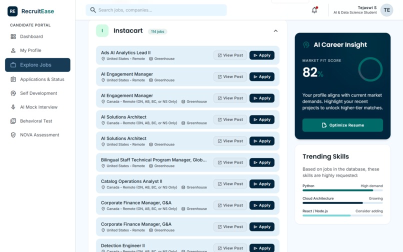RecruitEASE – screenshot 5