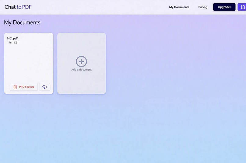 ChatWithPDF — AI document assistant (RAG-powered PDF Q&A) – screenshot 2