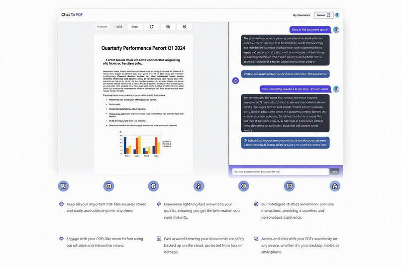 ChatWithPDF — AI document assistant (RAG-powered PDF Q&A) – screenshot 3