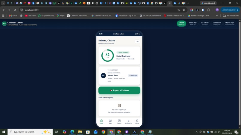 CivicPulse Lahore – screenshot 1