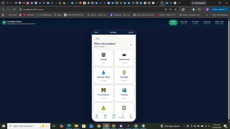 CivicPulse Lahore – screenshot 2