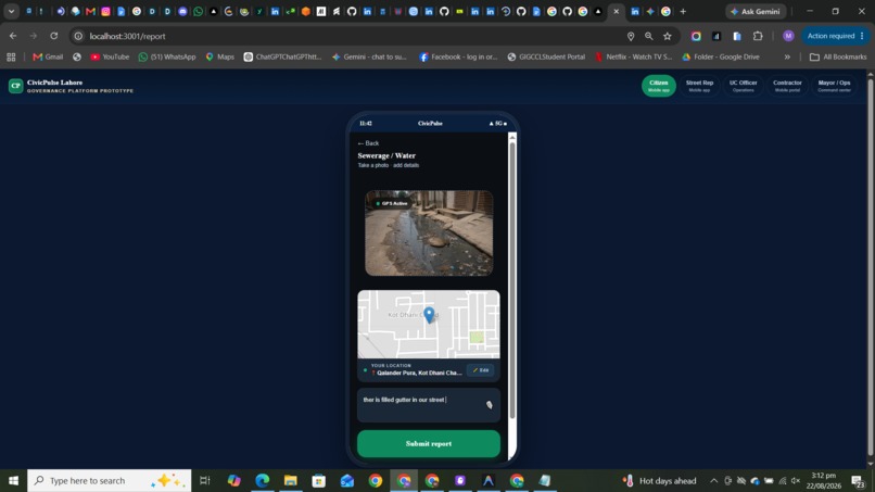 CivicPulse Lahore – screenshot 3