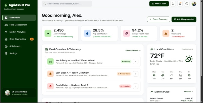 Ai agri assistant  – screenshot 1