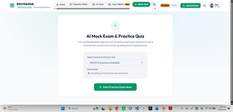 Smart Exam Preparation & Previous Question Repository – screenshot 2