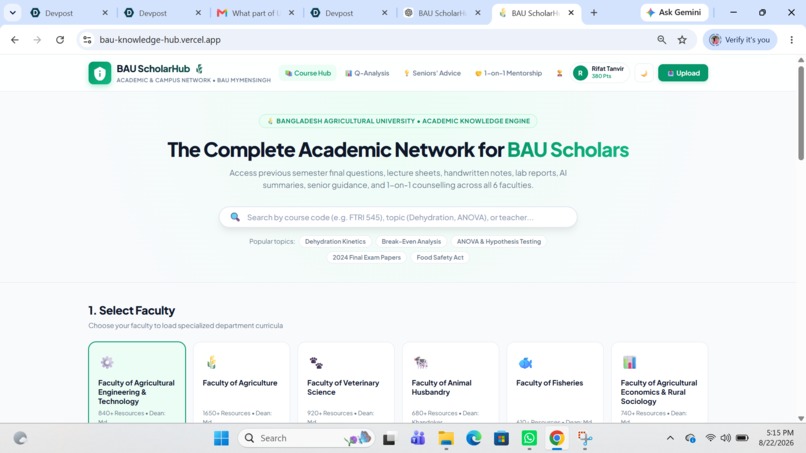 BAU ScholarHub – screenshot 1