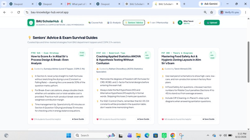 BAU ScholarHub – screenshot 2