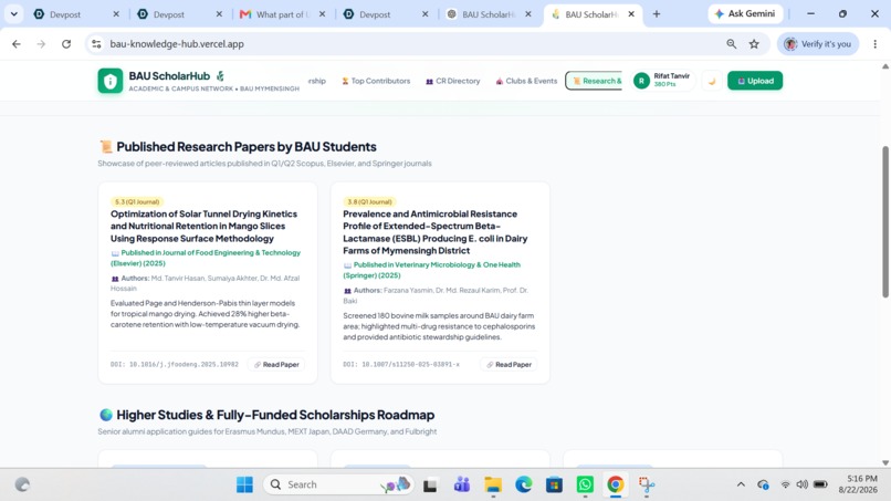 BAU ScholarHub – screenshot 8